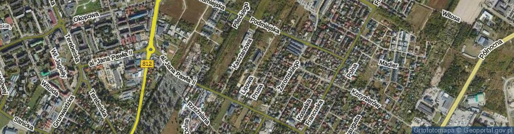 Zdjęcie satelitarne Lipowa ul.